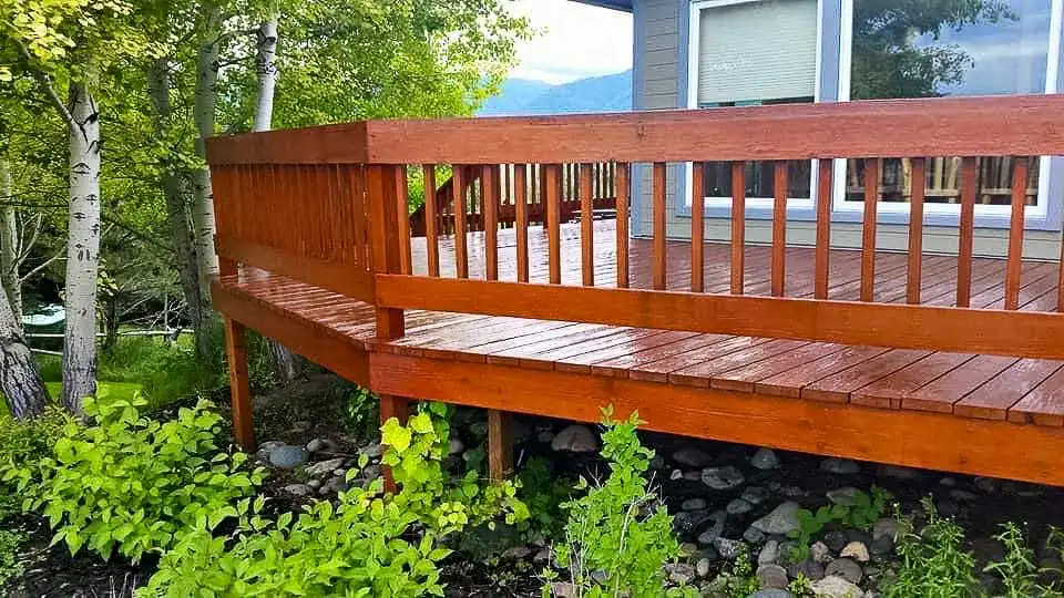 Deck staining project completed by Mike’s Custom Painting